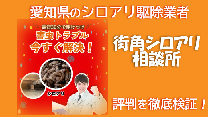 【シロアリ駆除業者・愛知県】愛知 街角シロアリ相談所の評判を徹底検証！本当に信頼できる？