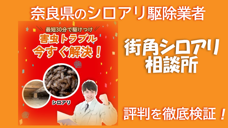 【シロアリ駆除業者・奈良県】奈良 街角シロアリ相談所の評判を徹底検証！本当に信頼できる？