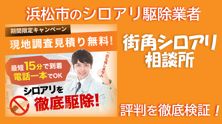 【シロアリ駆除業者・浜松市】浜松街角シロアリ相談所の評判を徹底検証！本当に信頼できる？
