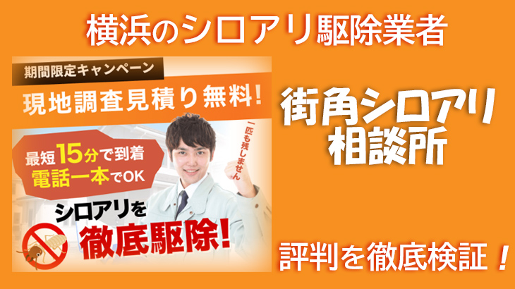 シロアリ駆除業者 横浜【街角シロアリ相談所】の評判を徹底検証！本当に信頼できる？